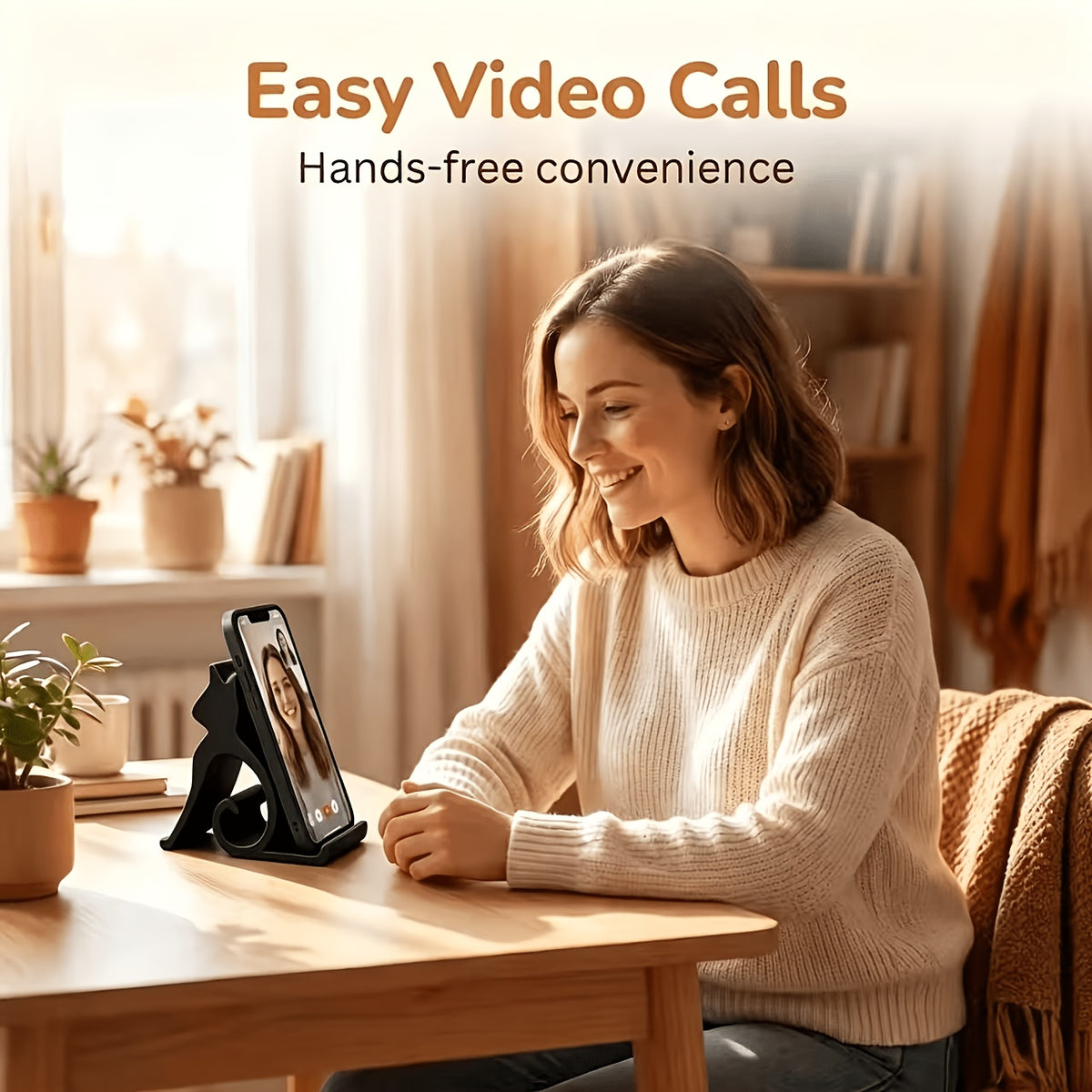 cute cat phone holder universal lazy bracket phone tablet