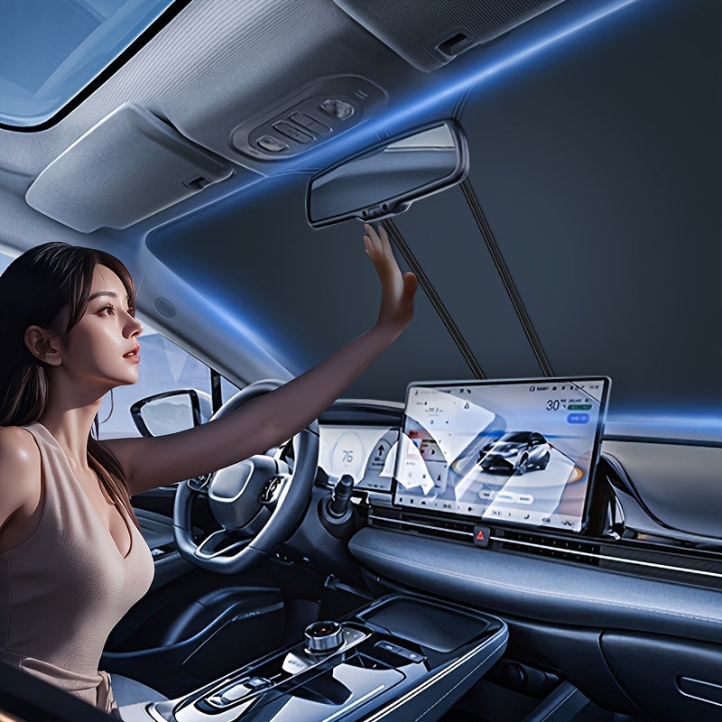 a car specific front windshield sunshade heat insulating uv