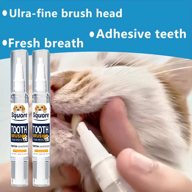 2pcs new formula pet dental cleaning pen effective teeth