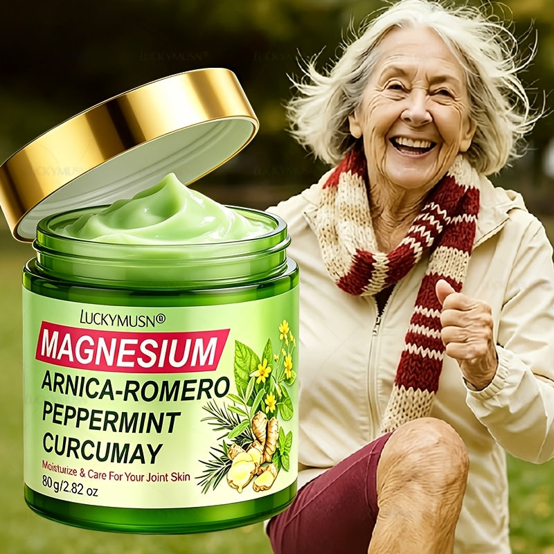 magnesium massage cream care joints skin muscles contains