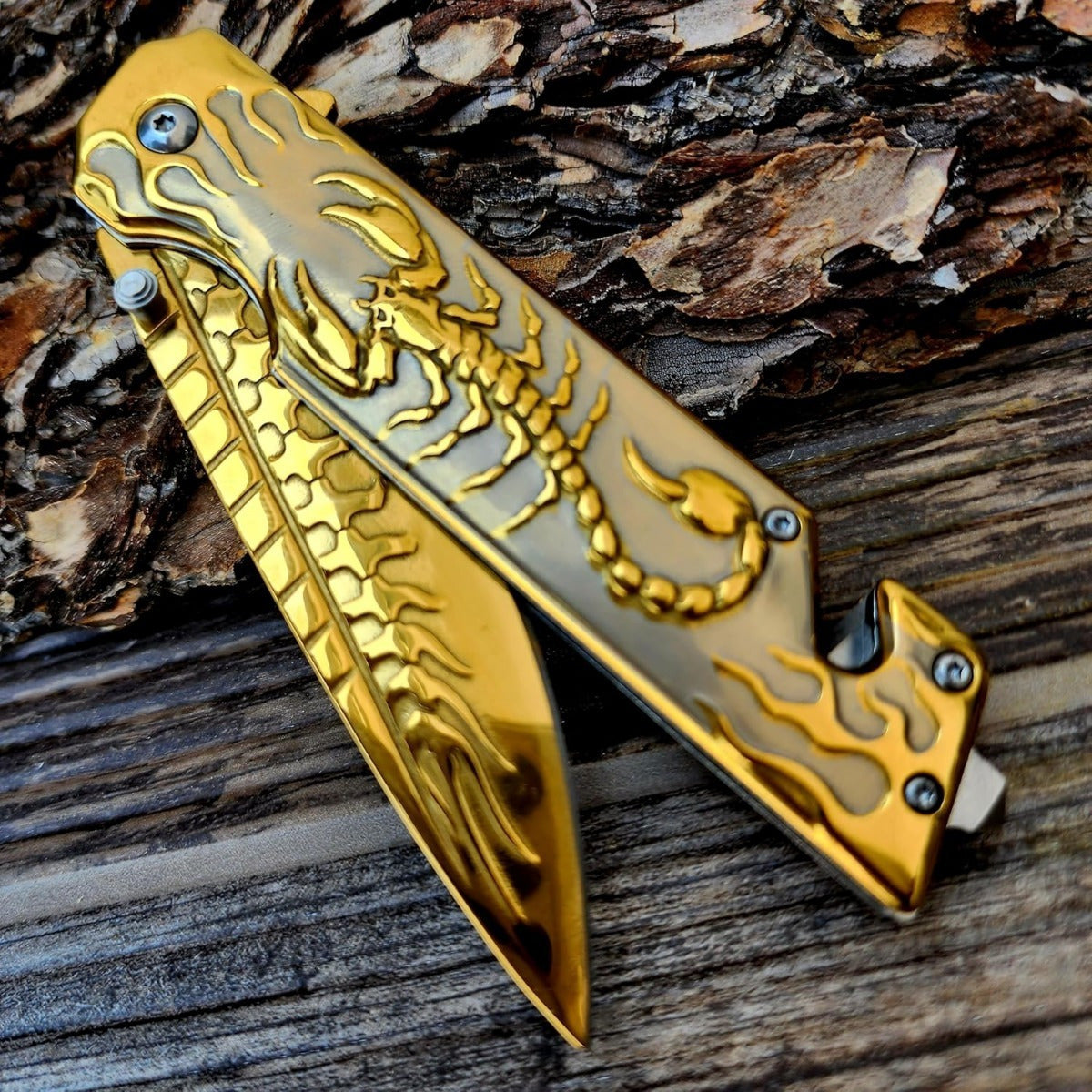 pattern folding knife outdoor camping pocket knife