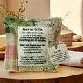 handcrafted cross pocket prayer quilt inspirational bible