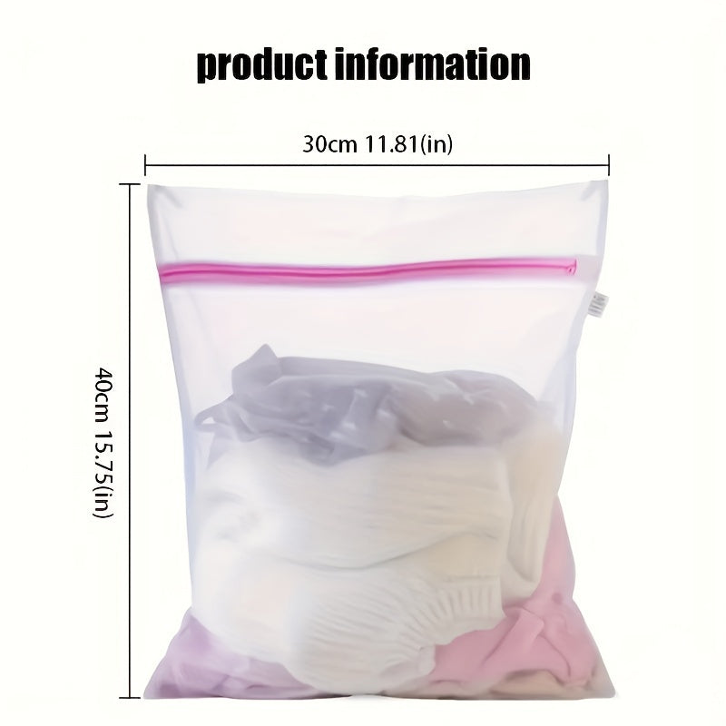 2pcs laundry bag set thick mesh storage bag protective