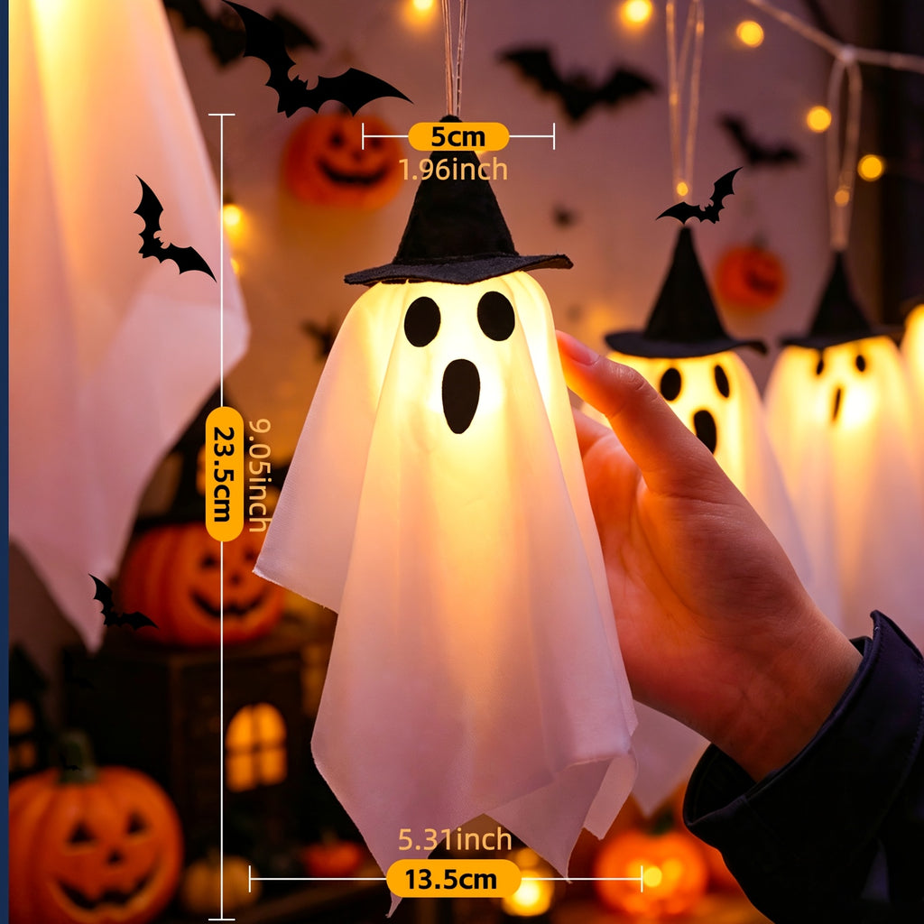 2026 new style 1 set 8 hanging halloween lights   hat