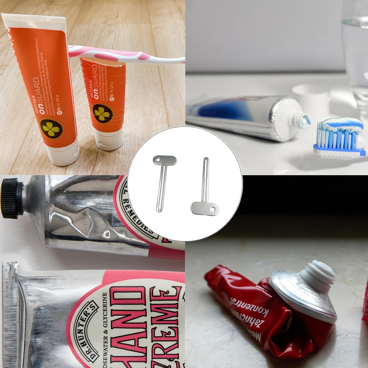 3pcs toothpaste squeezer manual bathroom toothpaste facial