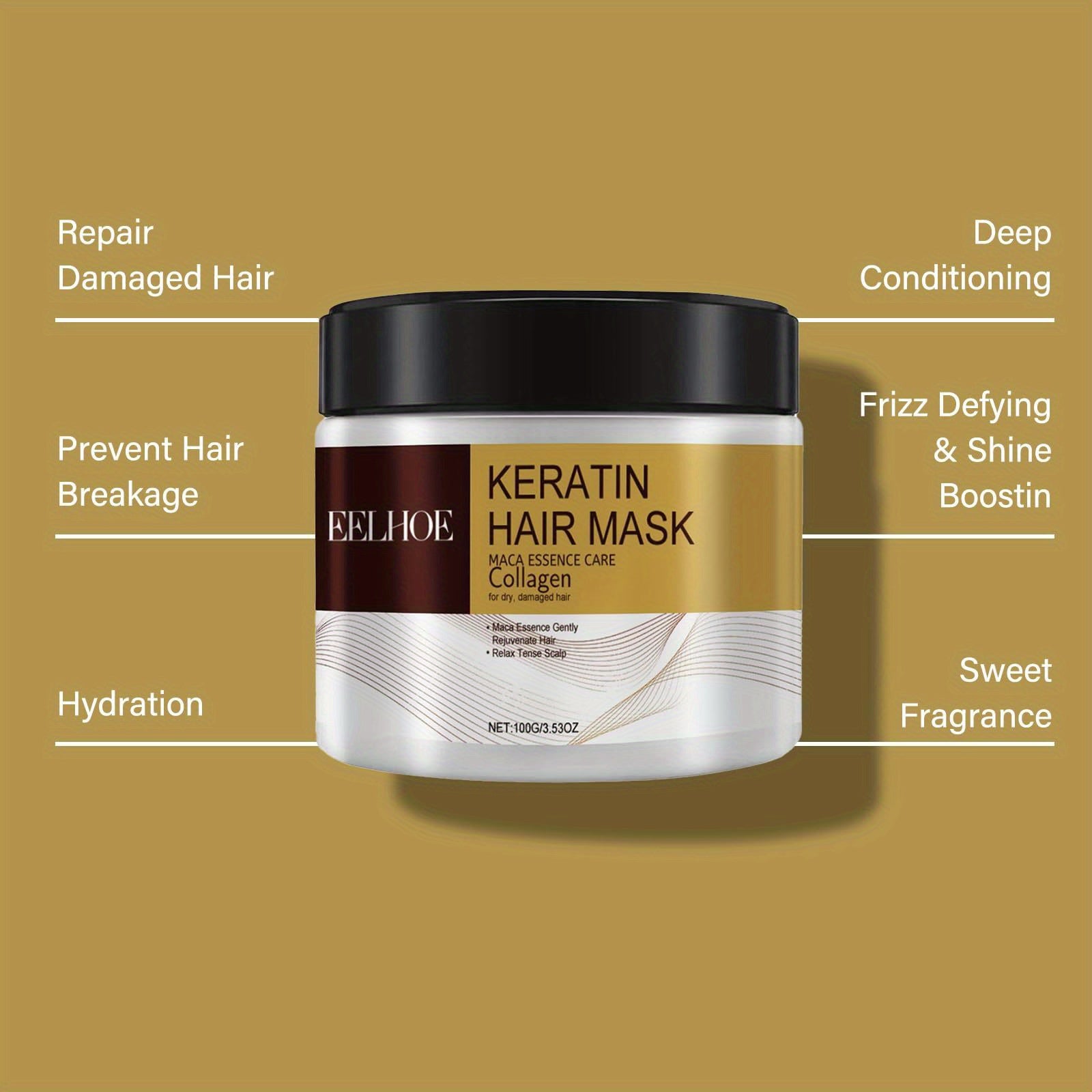 2pcs 2pc 100g keratin hair mask containing   essence