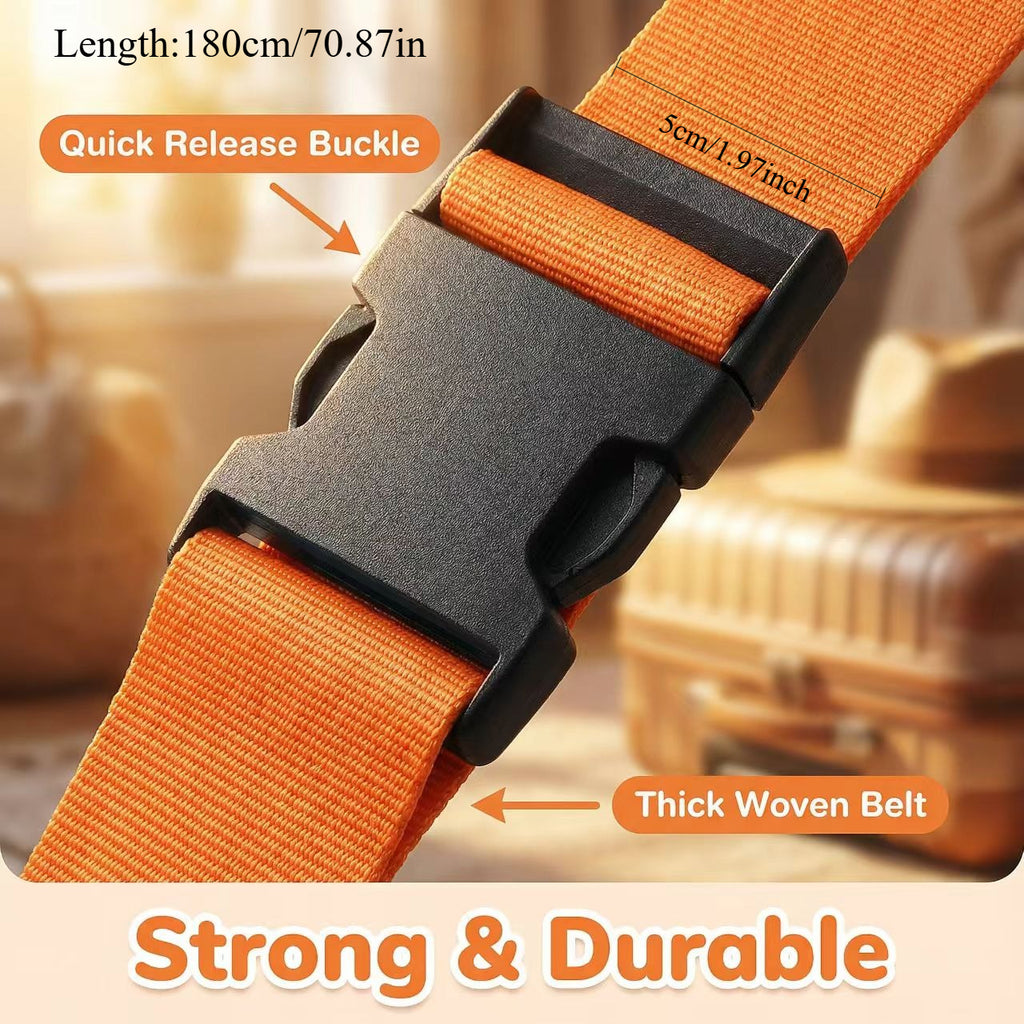 2pcs luggage straps quick release anti theft suitcase belts