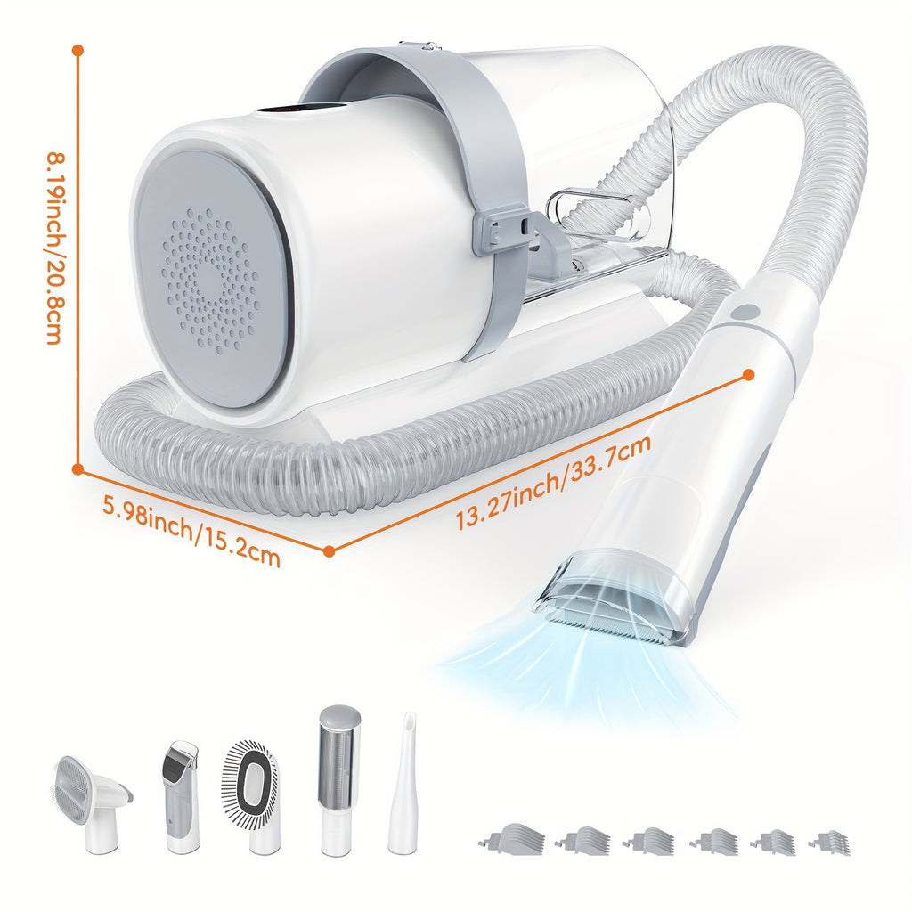 pet grooming vacuum kit 5 in 1 vacuum suction