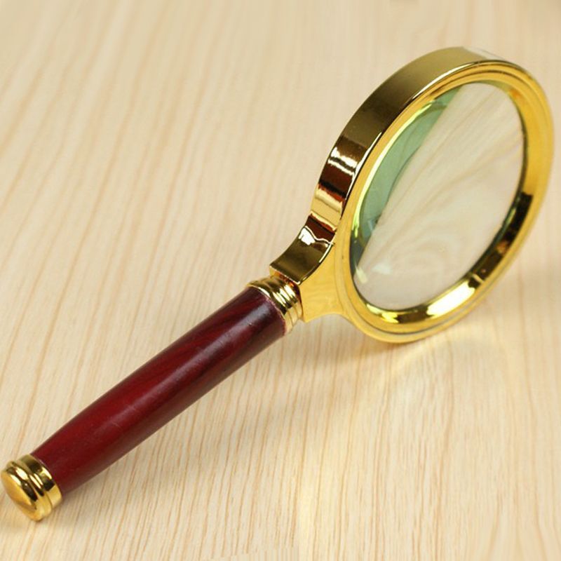 1pc metal magnifying glass 50  definition handheld