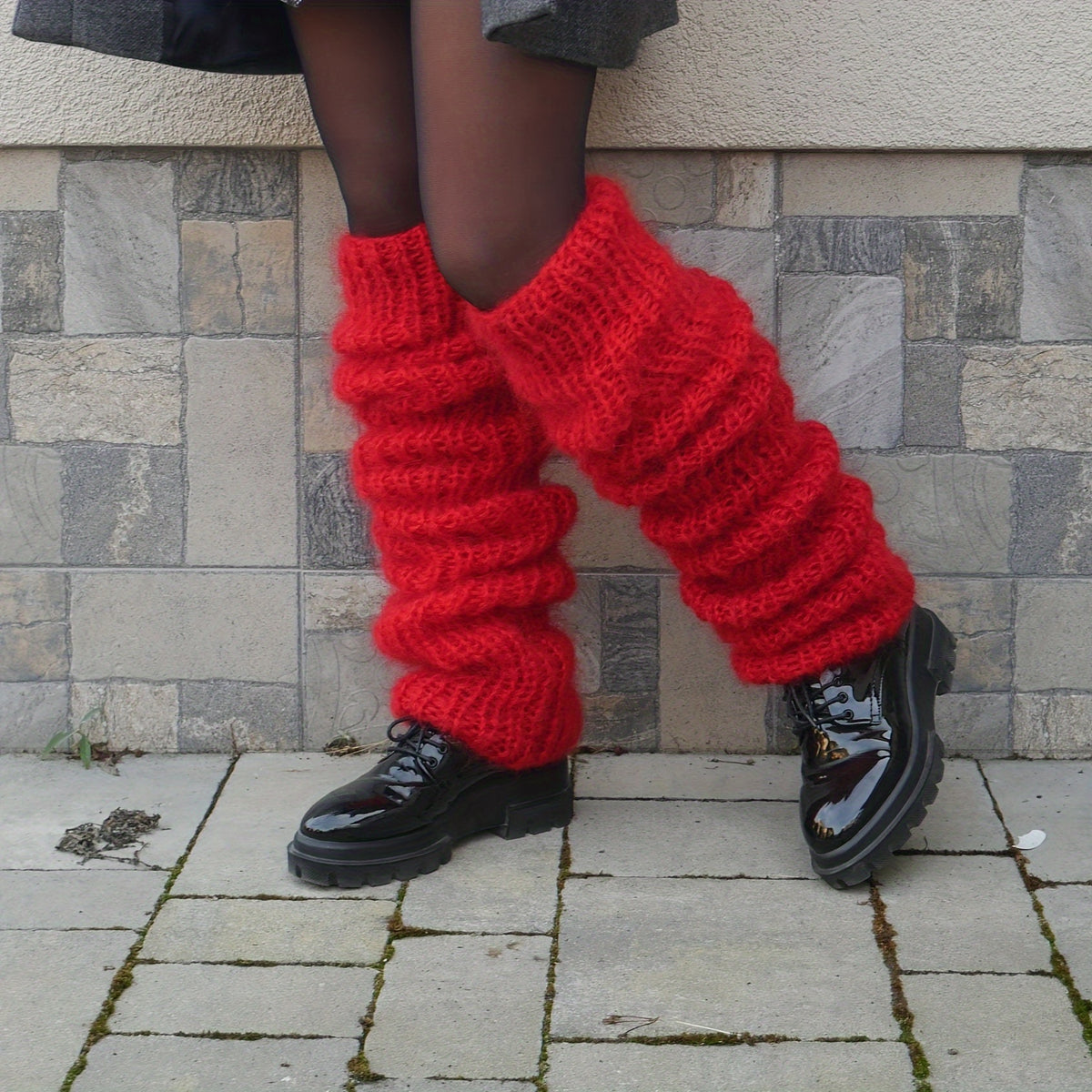 plus size thick long tube knee socks womens fashion casual