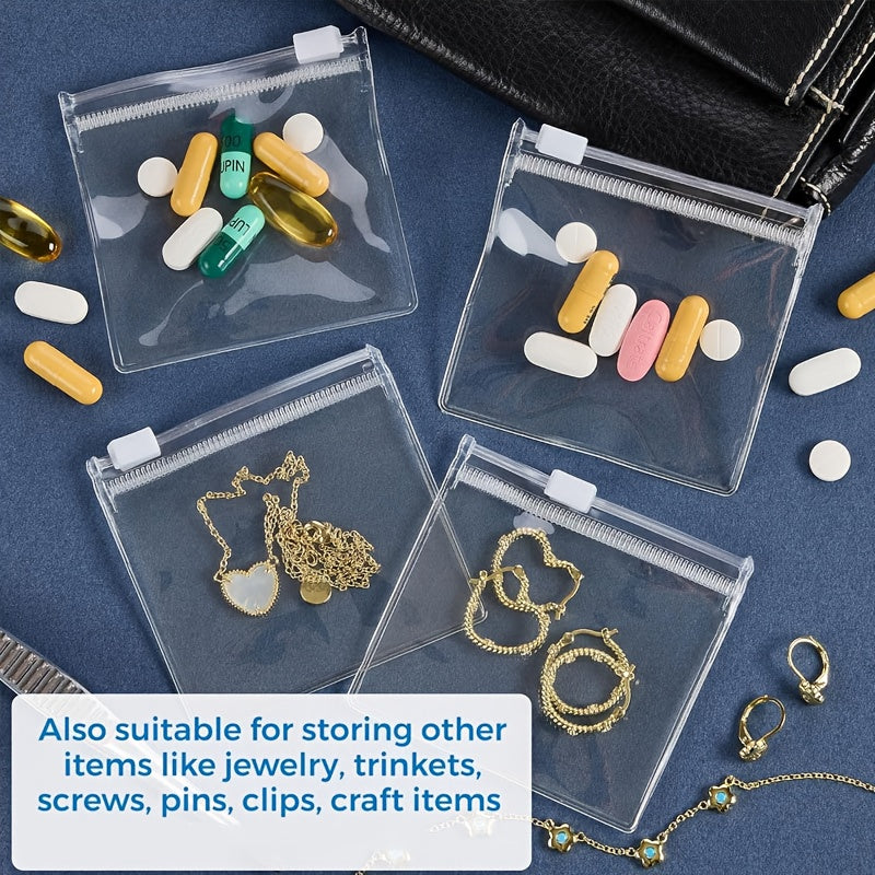 27 14 7 5pcs reusable zipper pill bag set self seal