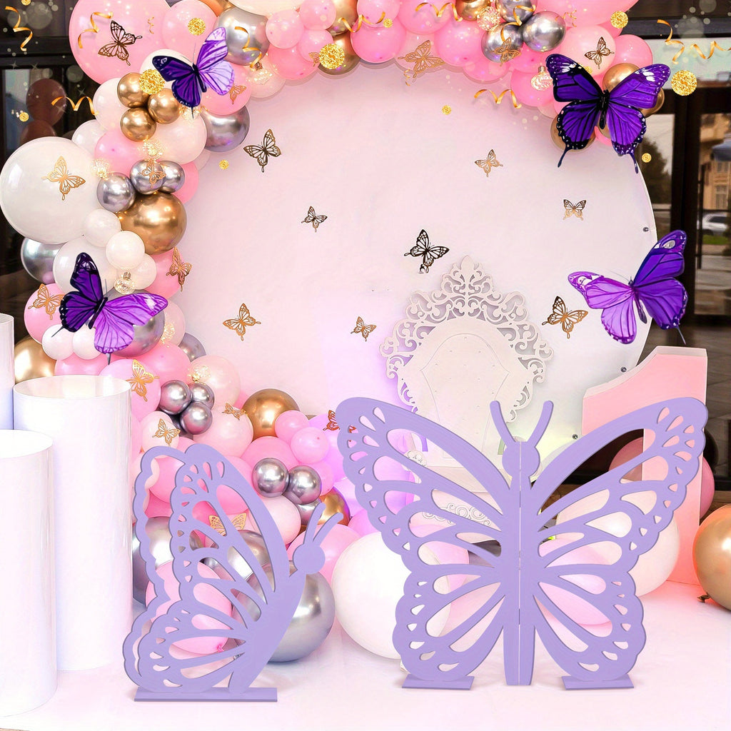 2pcs large wooden   props 20 17 5 standing wings