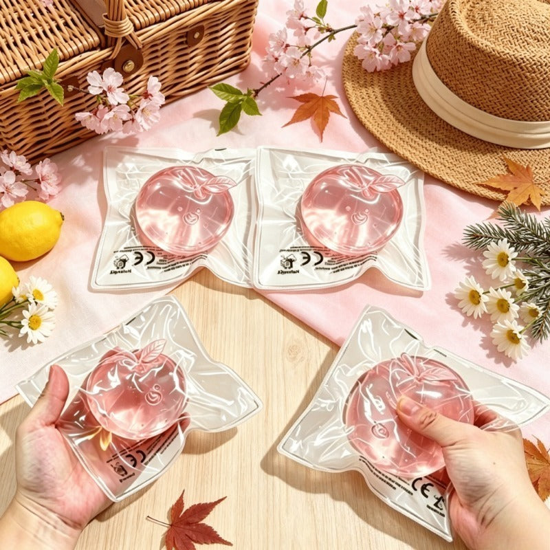 new transparent pink   stress toy ultra soft