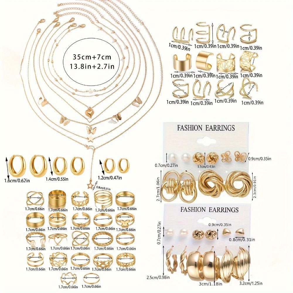 35 54 58 68pcs set elegant retro style   heart