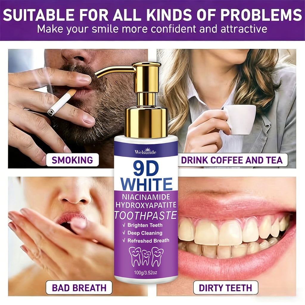 9  niacinamide hydroxyapatite toothpaste contains 20
