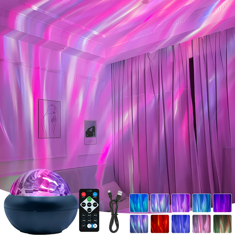 1pc usb powered   projection light multi color