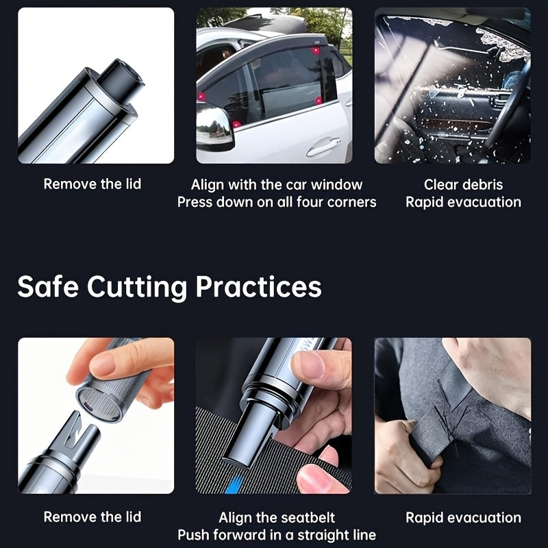 red upper lower square sport multi functional car emergency