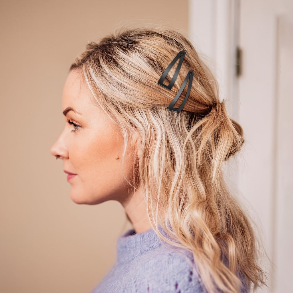 12  snap hair clips bb clips hair additions hair