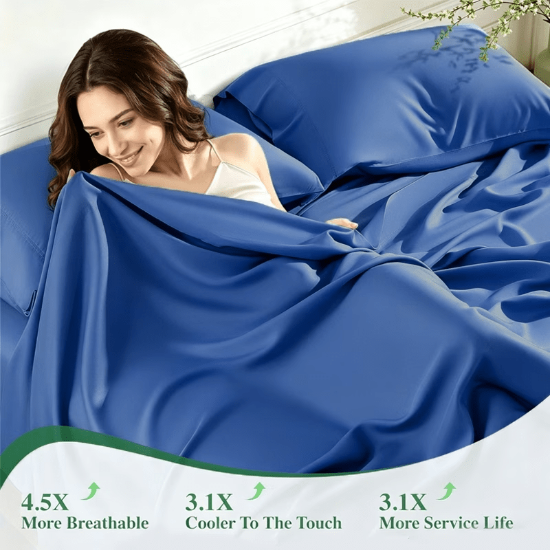 4pcs bamboo fiber sheet set 2200