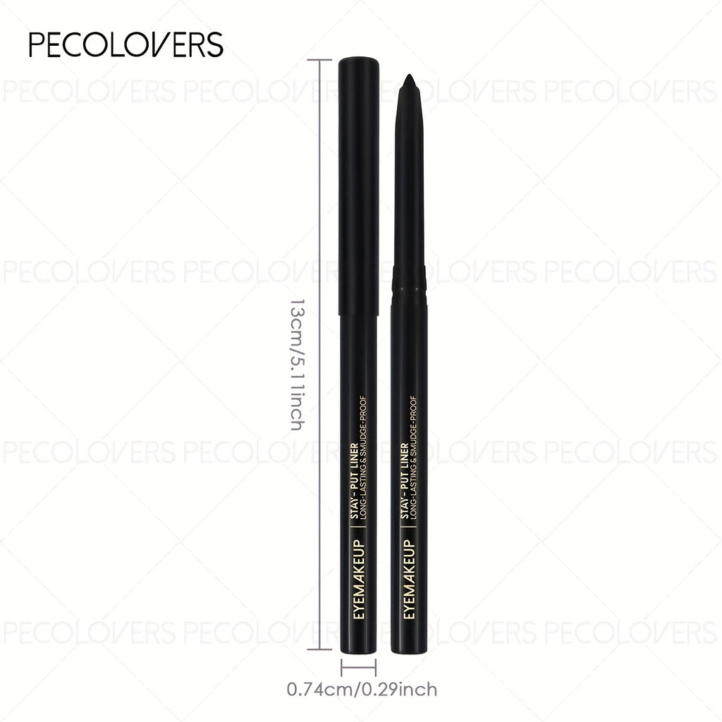1pc waterproof sweatproof black eyeliner creamy texture long