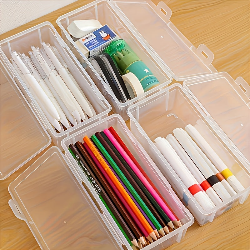 8pcs set 4 large clear frosted pp storage containers lids