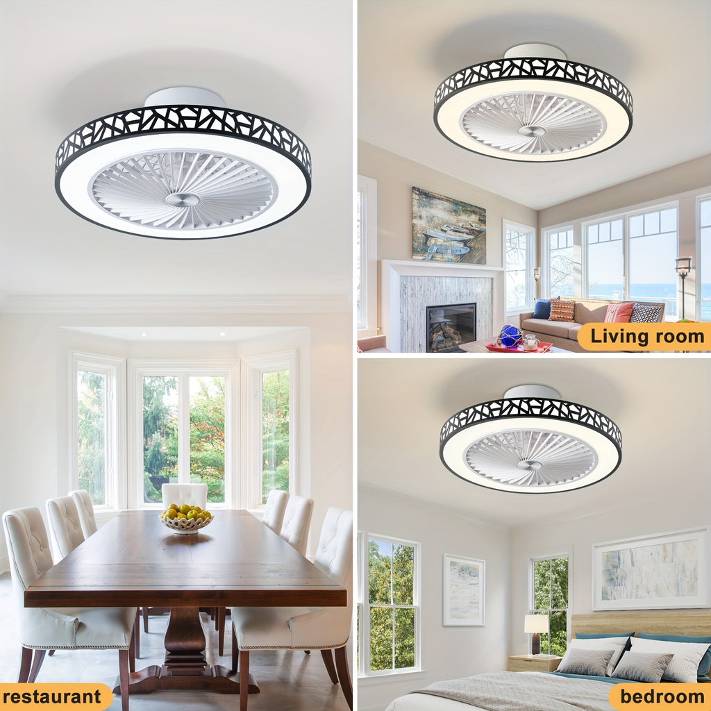 19 modern low profile ceiling fan 6   reversible