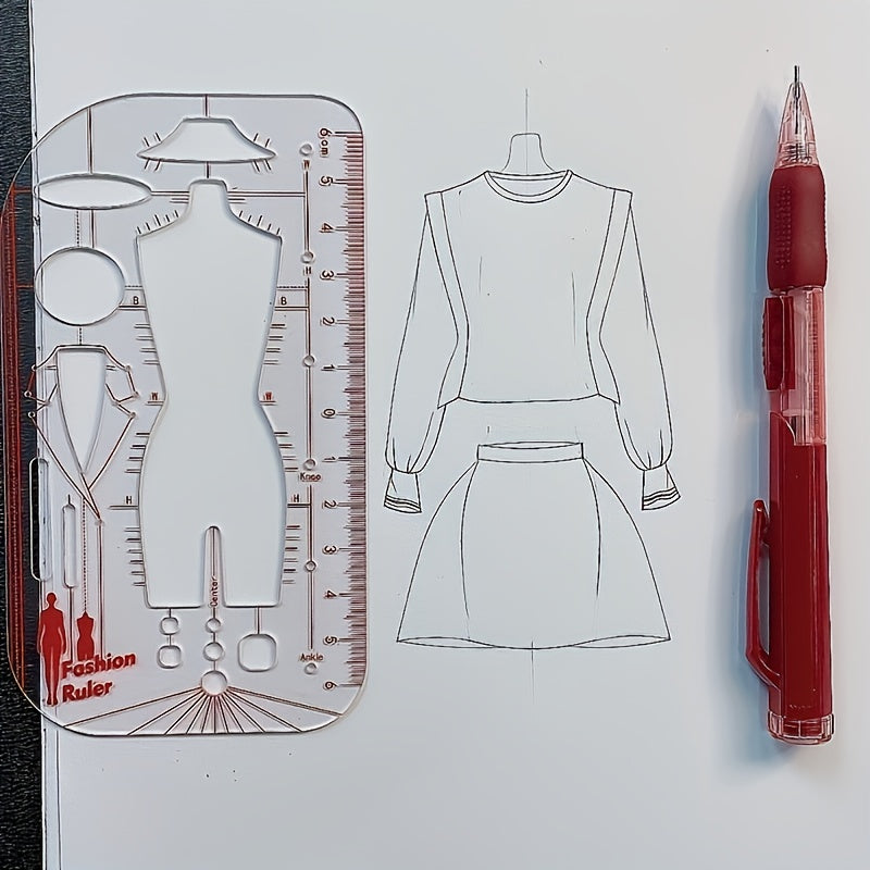 1pc   style graphic cutting template durable