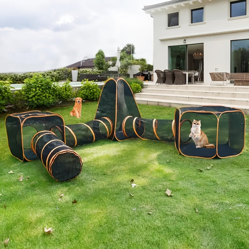 6 in 1 portable outdoor cat enclosure tent