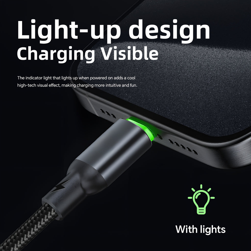 type c 100w nylon braided super fast charging data cable