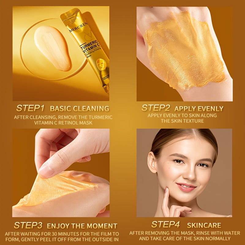 turmeric vitamin c retinol moisturizing firming mask 6