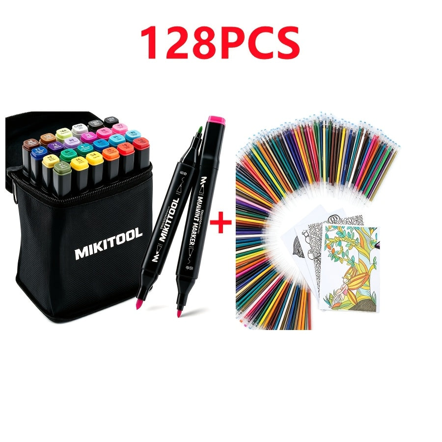 128pcs 26pcs markers 102pcs gel pen refills not a marker