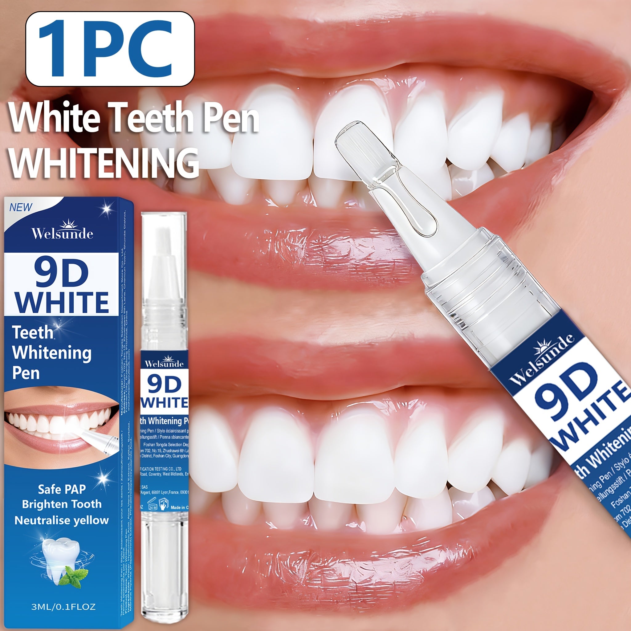 pap instant teeth brightening pen use no brushing teeth