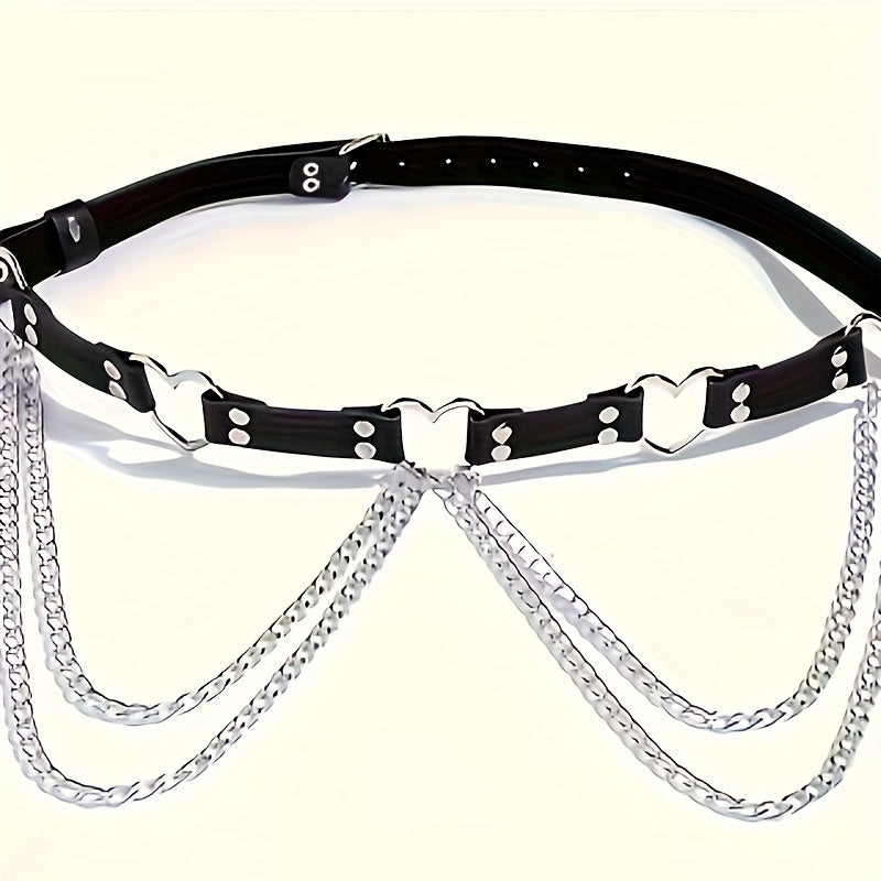 multiple sizes   womens gothic punk fashion heart