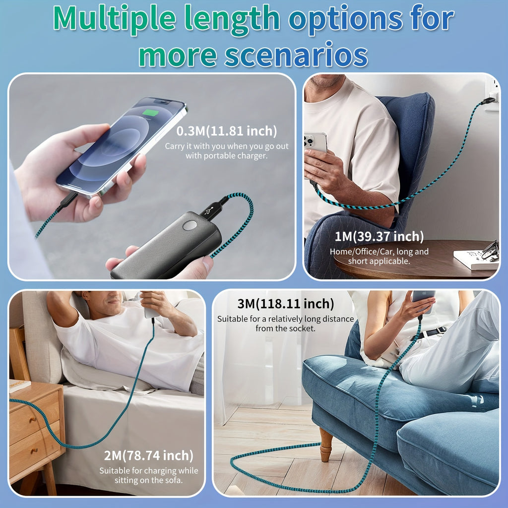 type c charger fast charging usb type c cable braided super