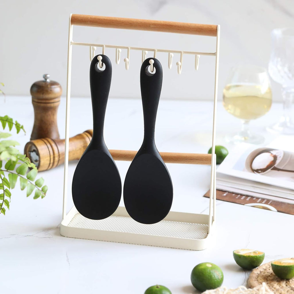 1pc non stick heat resistant silicone rice spoon