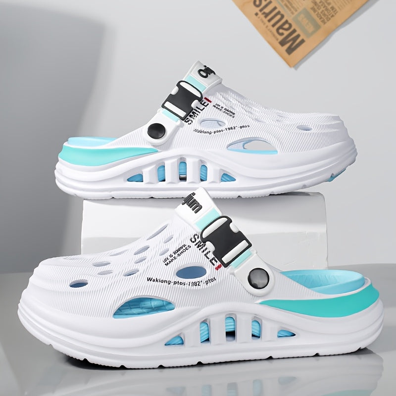 womens wide toe clogs summer slip shoes thick platform