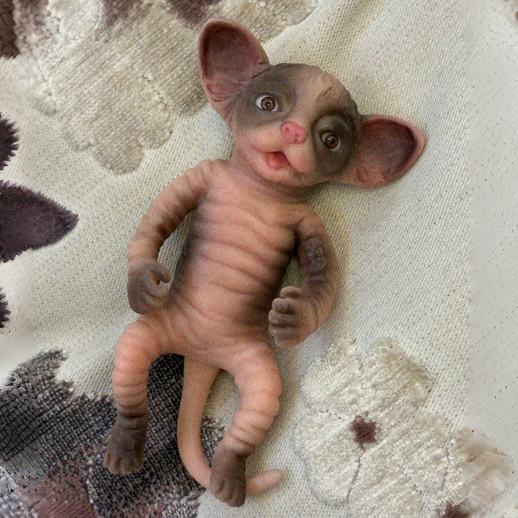 6 inch 15cm cuddly       solid open