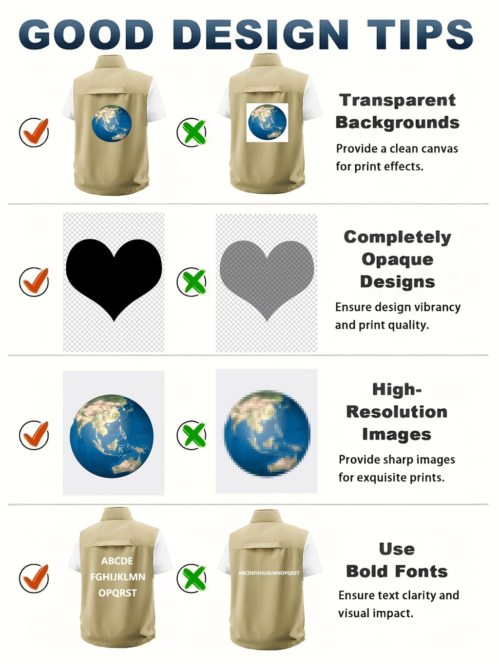 custom vest size reference data outdoor vest bib overcoat