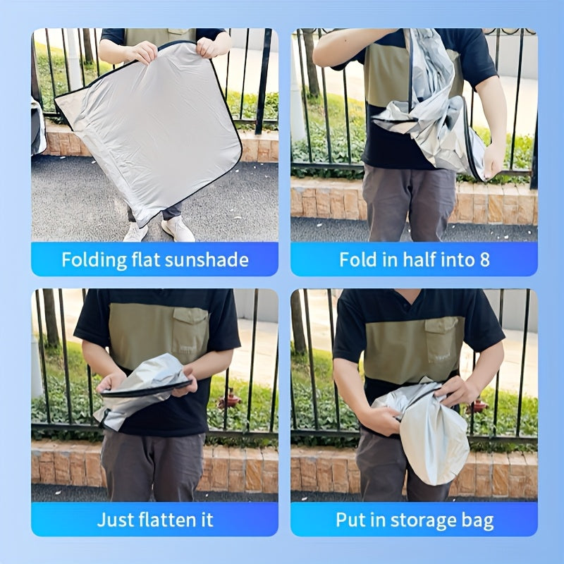 a car specific front windshield sunshade heat insulating uv