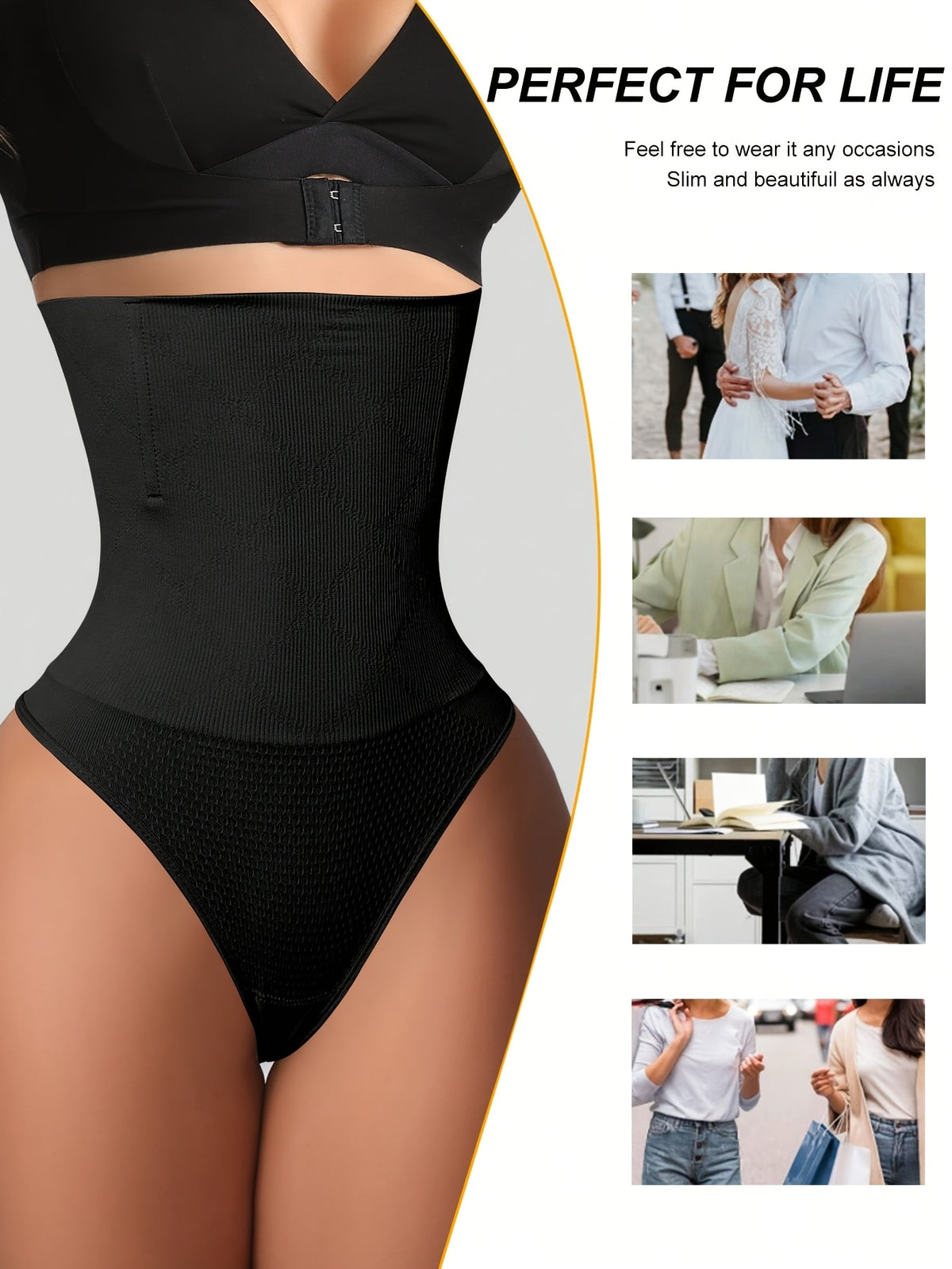 1pc high waist seamless womens   tummy control panties