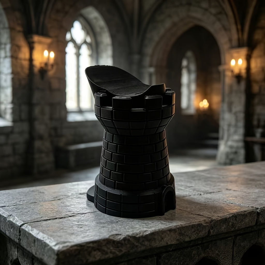 castle shaped game controller storage stand creative desktop