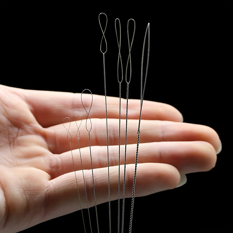 7pcs bead threading needle kit ideal jewelry creation