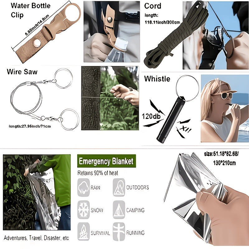 first aid kit 248pcs survival gear first aid kit