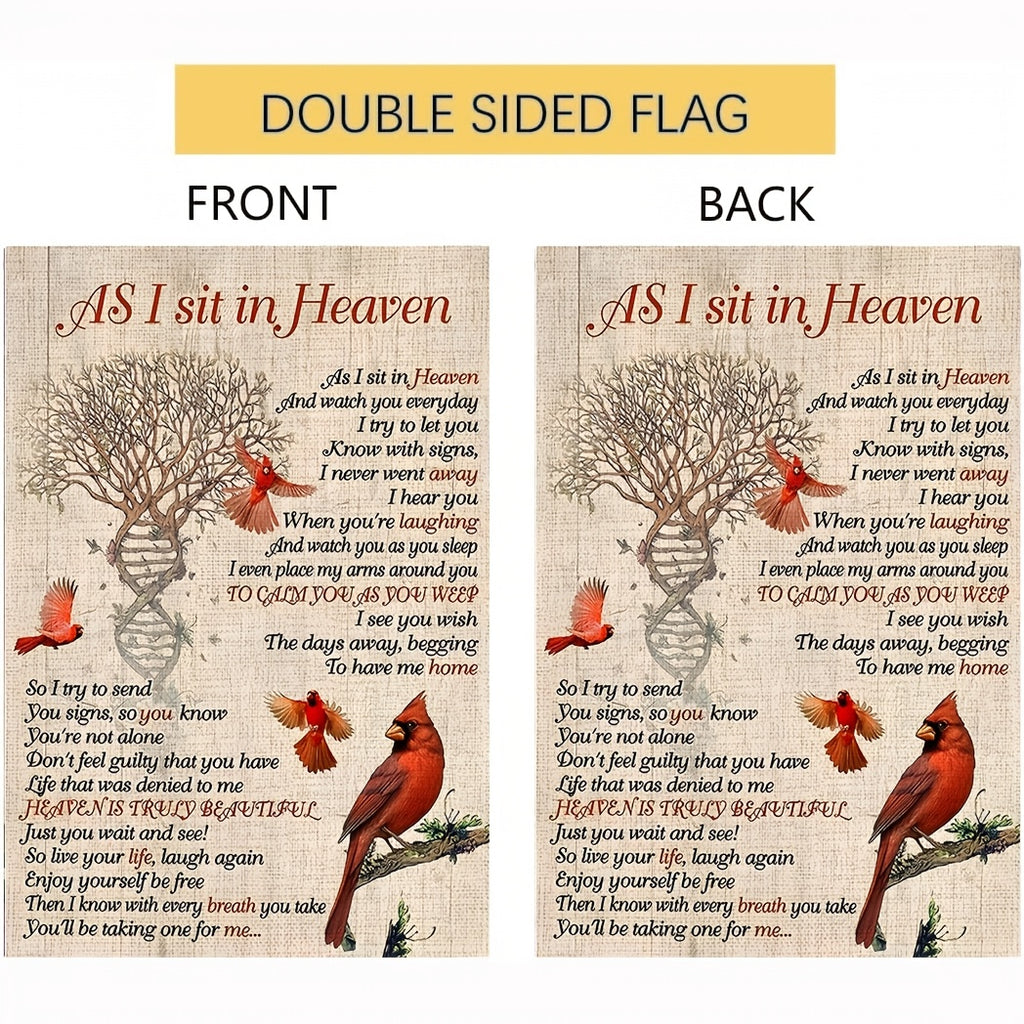 1pc memorial   garden flag rest in heaven a