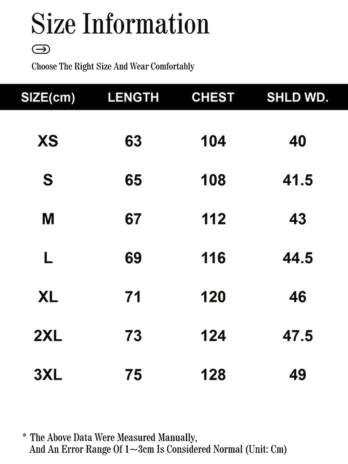 custom vest size reference data outdoor vest bib overcoat