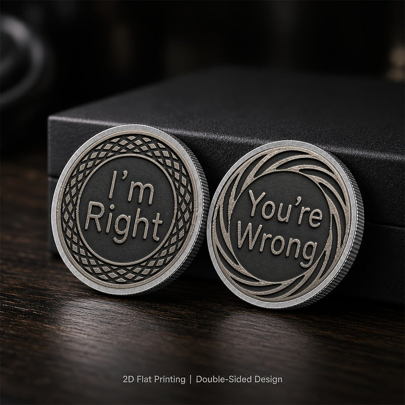 2d flat printed decision   im right youre   dual