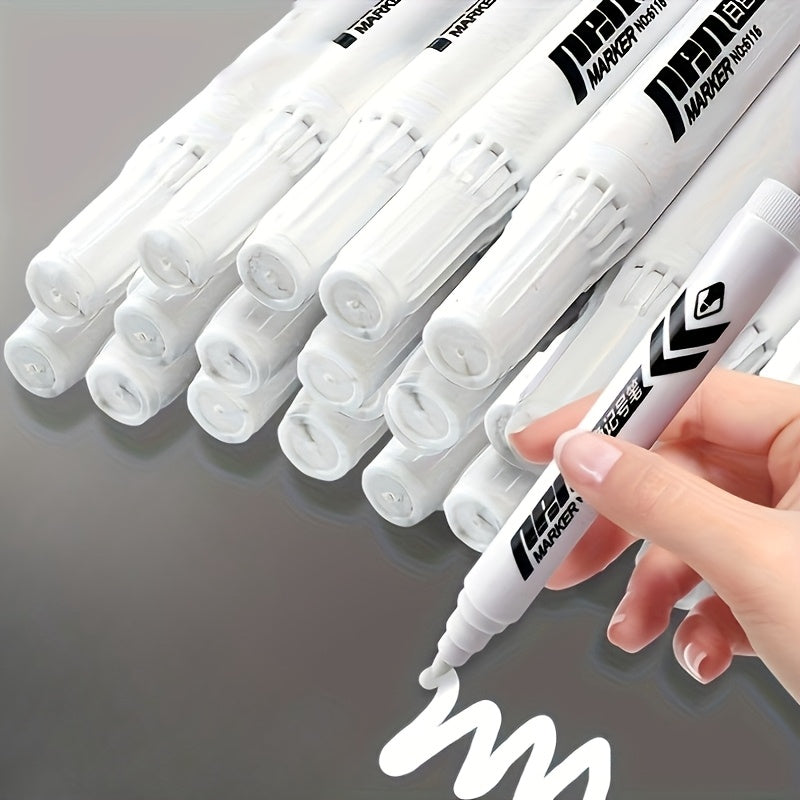 15 pcs white markers calligraphy pens neutral pens suitable
