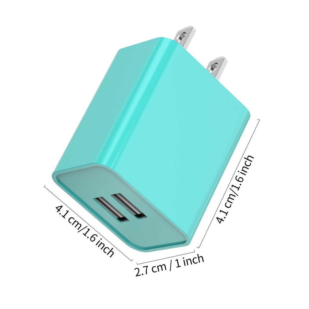 1   3 pack 4 pack 2 1a dual port usb charger block