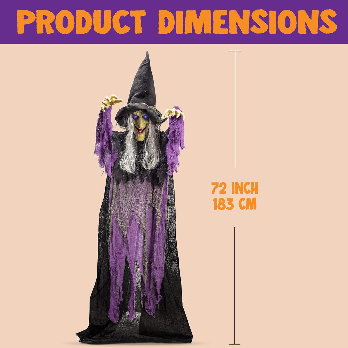 72 halloween hanging   decorations outdoor flying