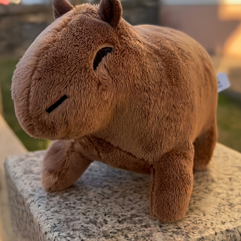 18cm 7 08inch mini cute capybara plush toy kawaii capybara